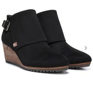 Dr. Scholl’s Women's Create Wedge Bootie, Black, size 8